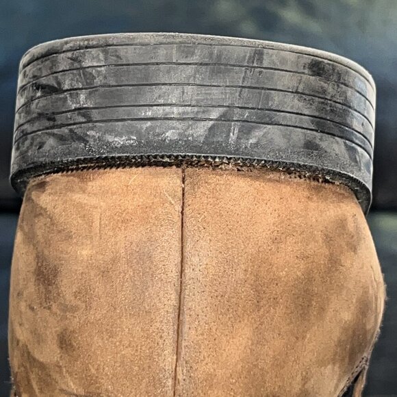 BLUNDSTONE #2391 Made in Australia Men's Suede Chelsea Dress Boot Size12 = US 13 - Picture 12 of 16